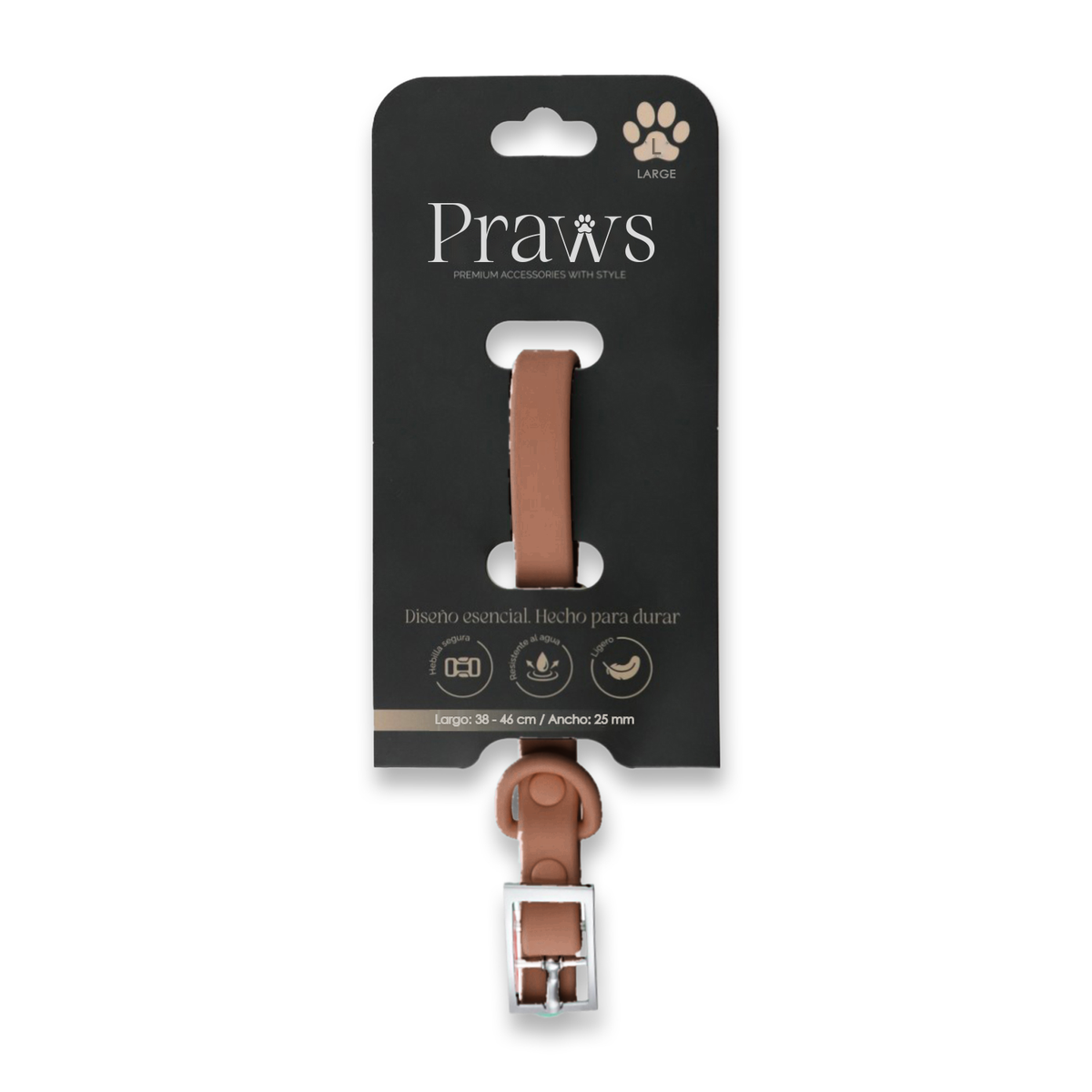 Collar Praws Chocolate L