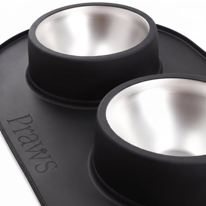 Bowl doble - Acero inoxidable