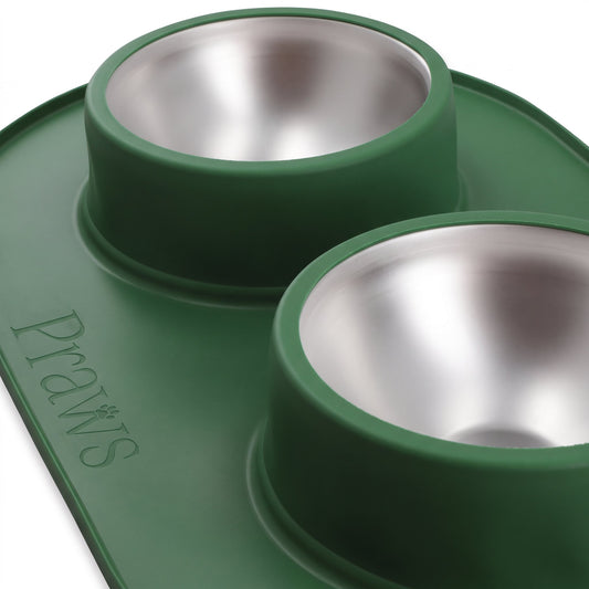 Bowl doble - Acero inoxidable
