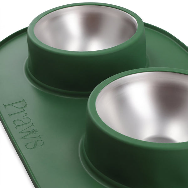 Bowl doble - Acero inoxidable