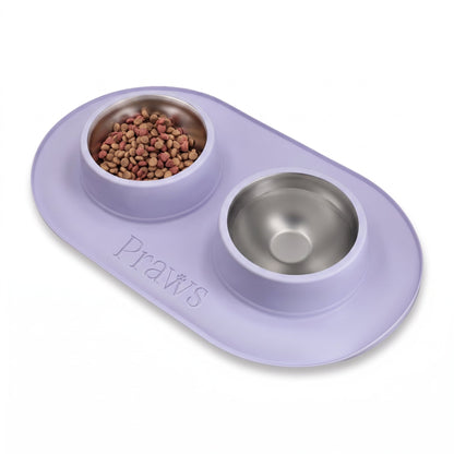 Bowl doble - Acero inoxidable