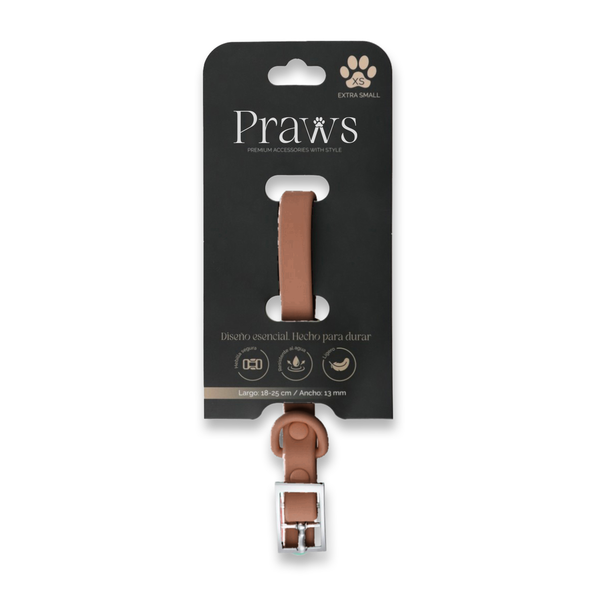 Collar Praws Chocolate XS