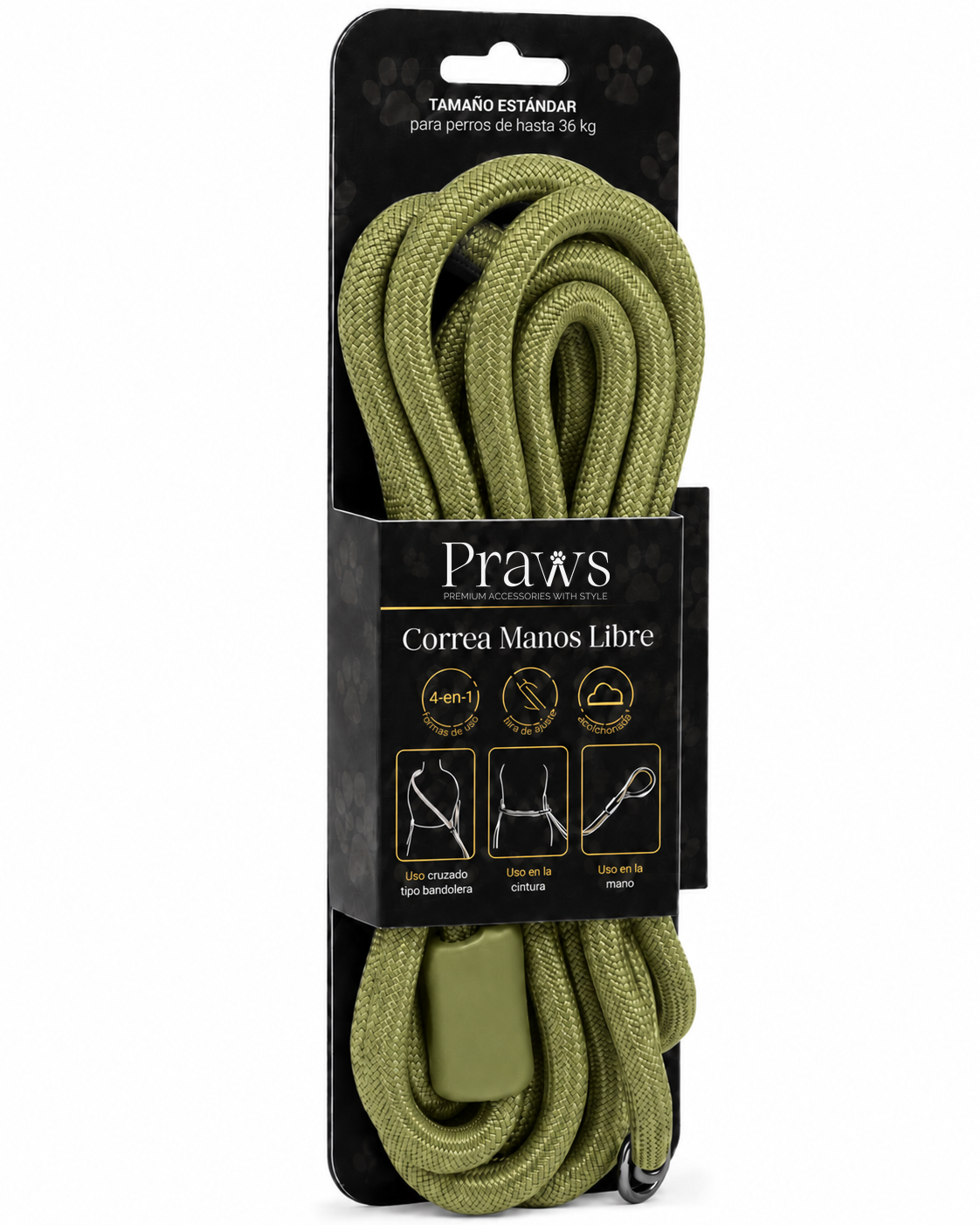 Correa Circular Praws - Verde Oliva
