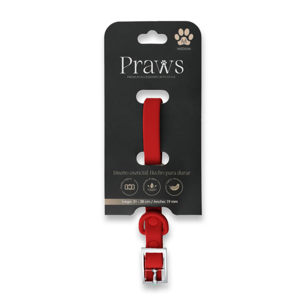 Collar Praws Rojo
