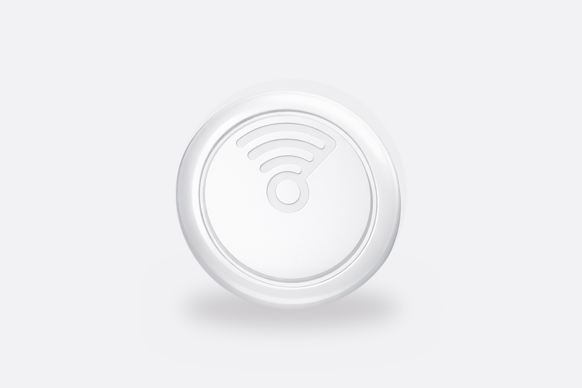 Smart Tag Praws blanco, rastreador para perros compatible con Buscar de Apple