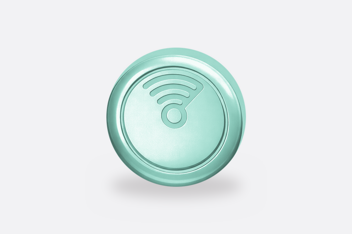 Smart Tag Praws verde, rastreador para perros compatible con Buscar de Apple