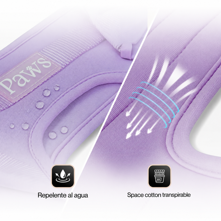 Acolchado Space Cotton en las axilas